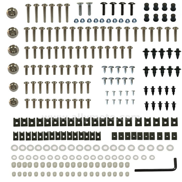 77 Sportbike Fairing Bolt Kit Body Fasteners Clips Screws